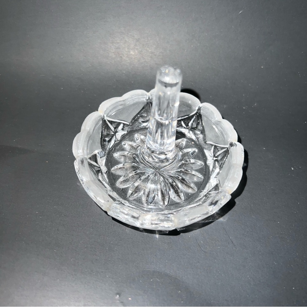 Glass Ring Holder Jewelry Decor